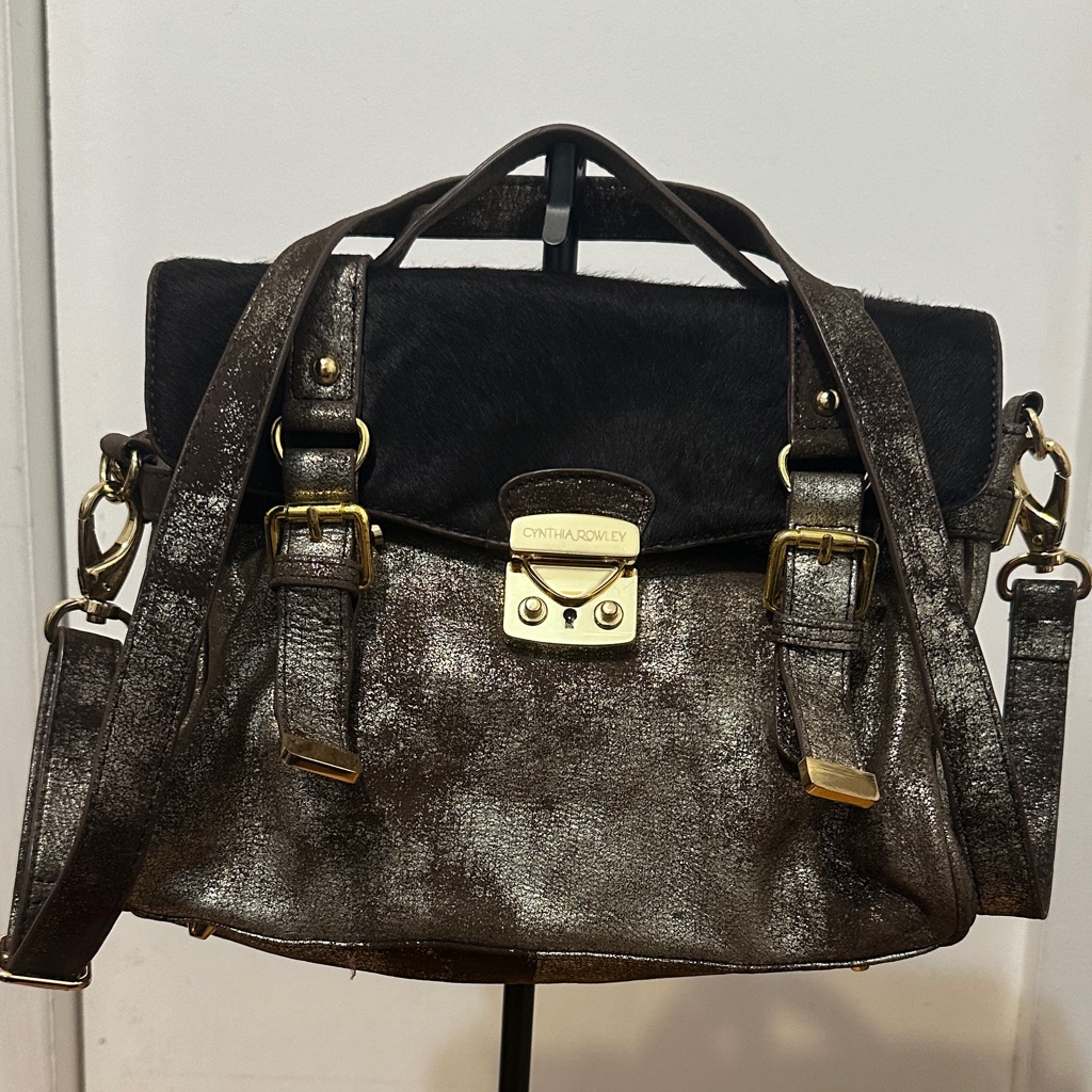 Cynthia Rowley Shimmering Dark Brown Bag
